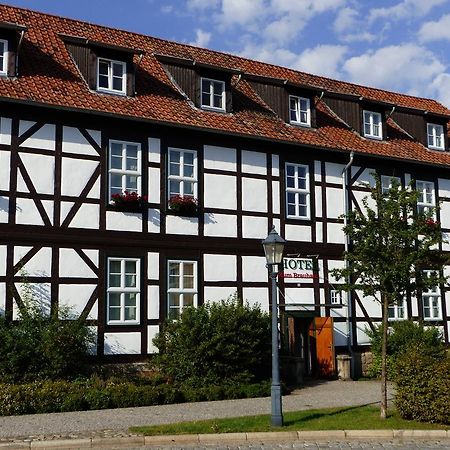 Hotel Zum Brauhaus Quedlinburg Esterno foto