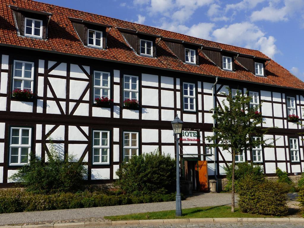 Hotel Zum Brauhaus Quedlinburg Esterno foto