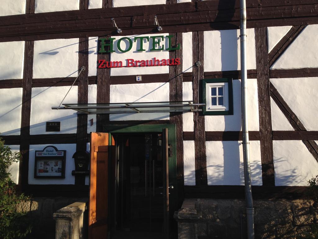 Hotel Zum Brauhaus Quedlinburg Esterno foto