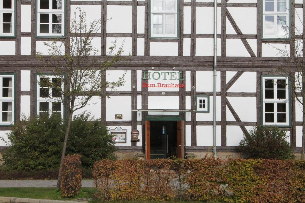 Hotel Zum Brauhaus Quedlinburg Esterno foto