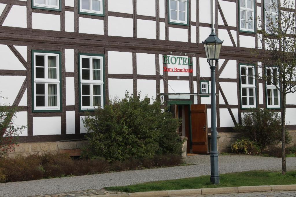 Hotel Zum Brauhaus Quedlinburg Esterno foto