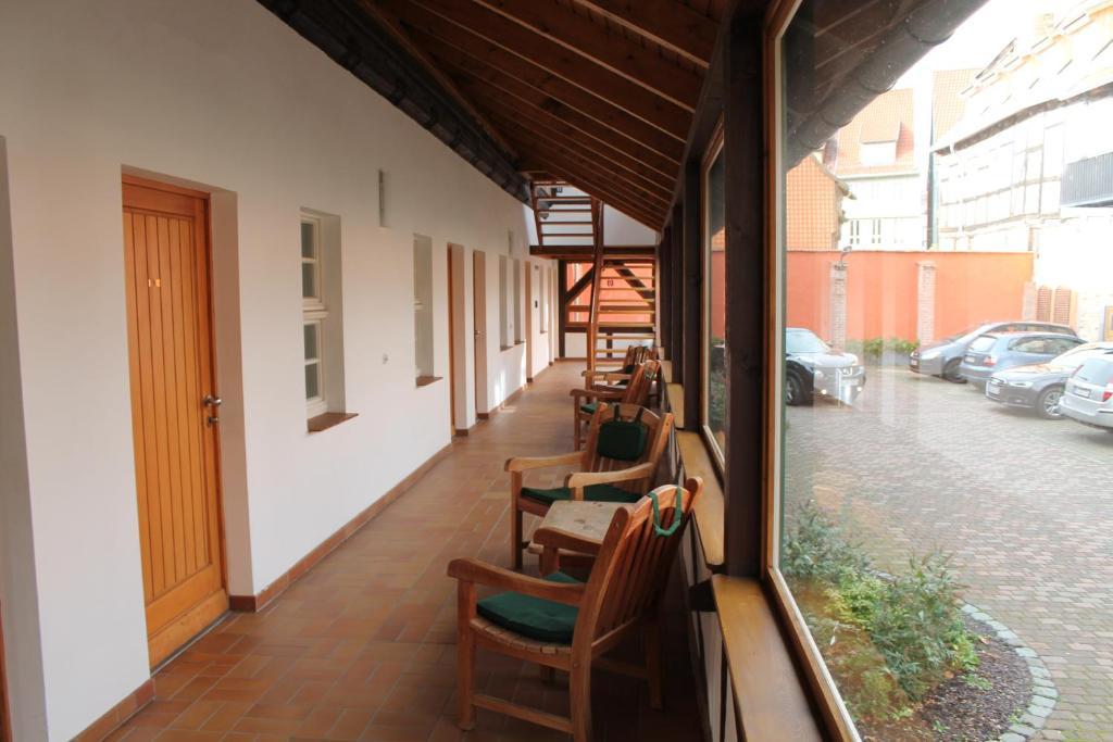 Hotel Zum Brauhaus Quedlinburg Esterno foto