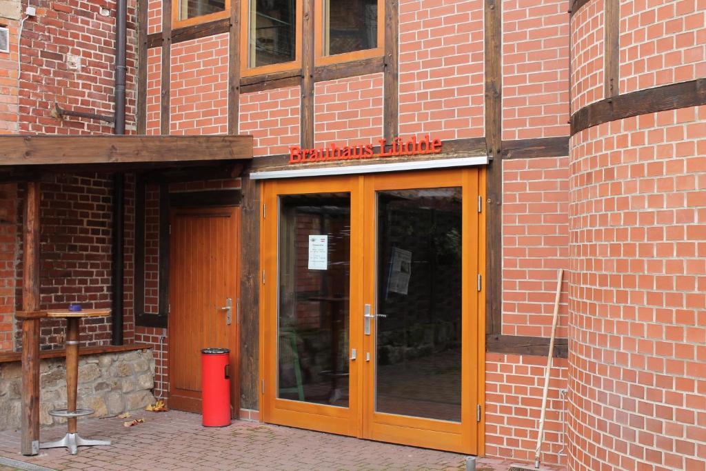 Hotel Zum Brauhaus Quedlinburg Esterno foto