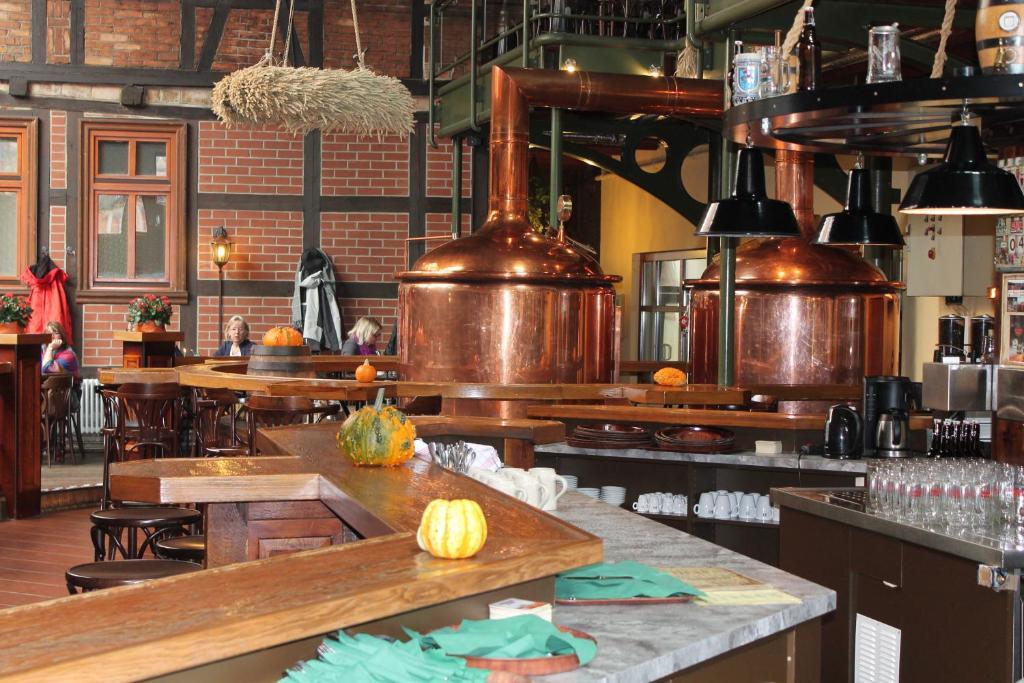 Hotel Zum Brauhaus Quedlinburg Esterno foto