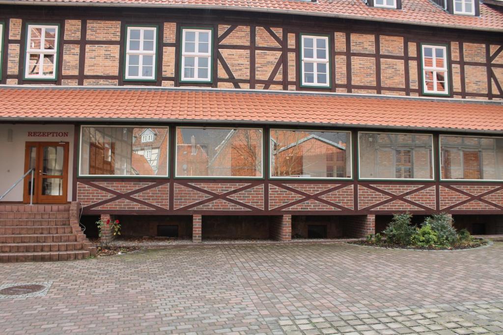 Hotel Zum Brauhaus Quedlinburg Esterno foto