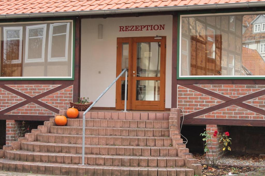 Hotel Zum Brauhaus Quedlinburg Esterno foto