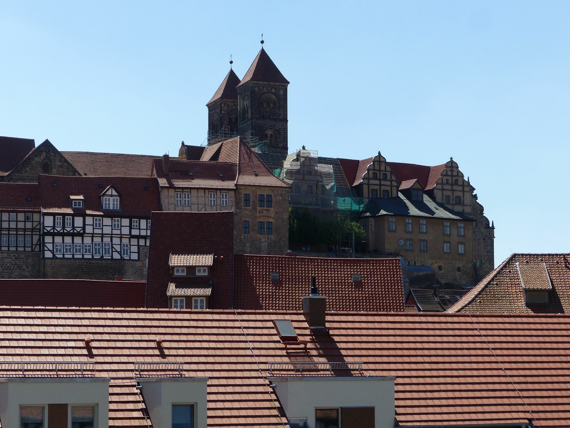 Hotel Zum Brauhaus Quedlinburg Esterno foto