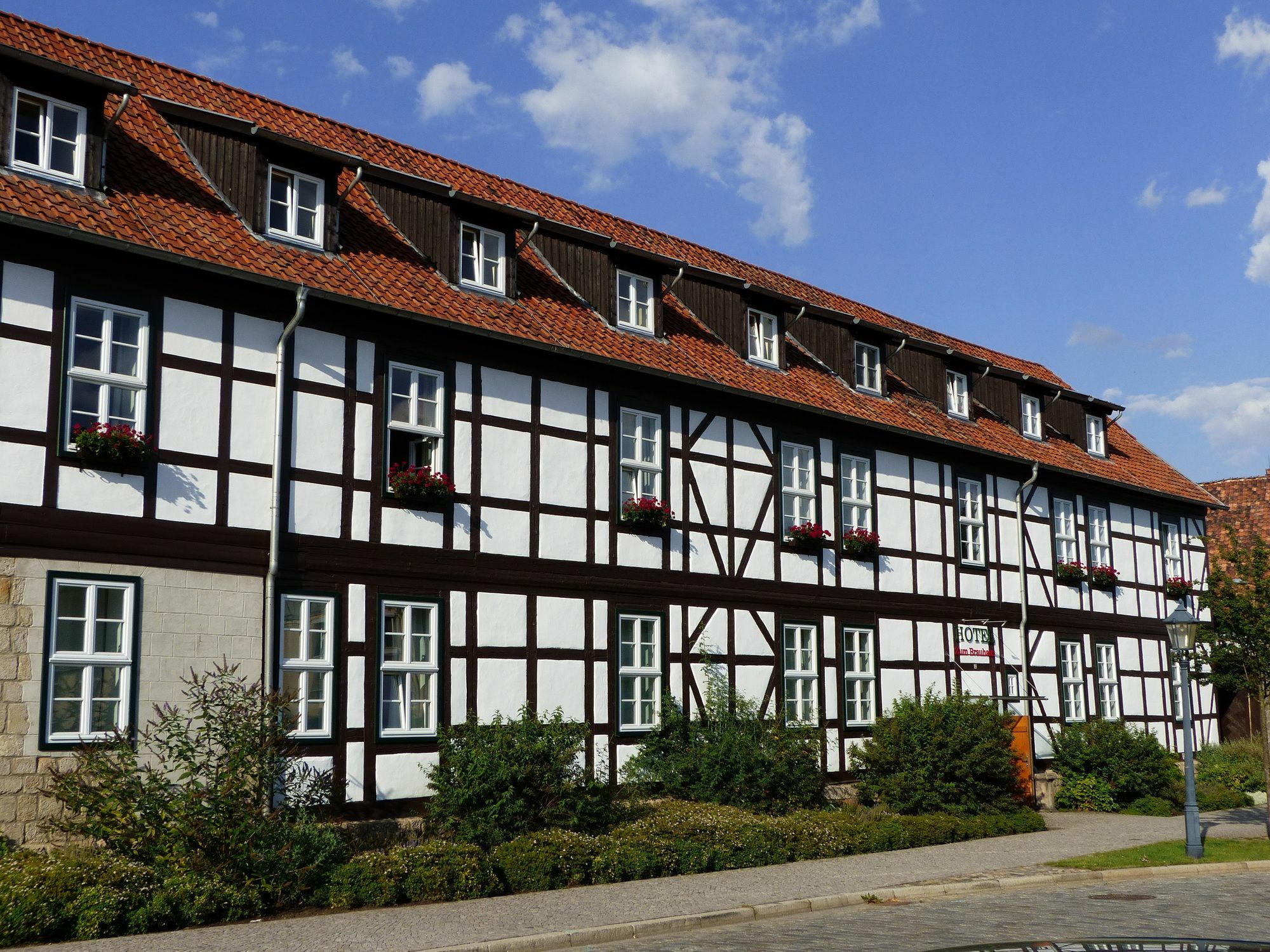 Hotel Zum Brauhaus Quedlinburg Esterno foto