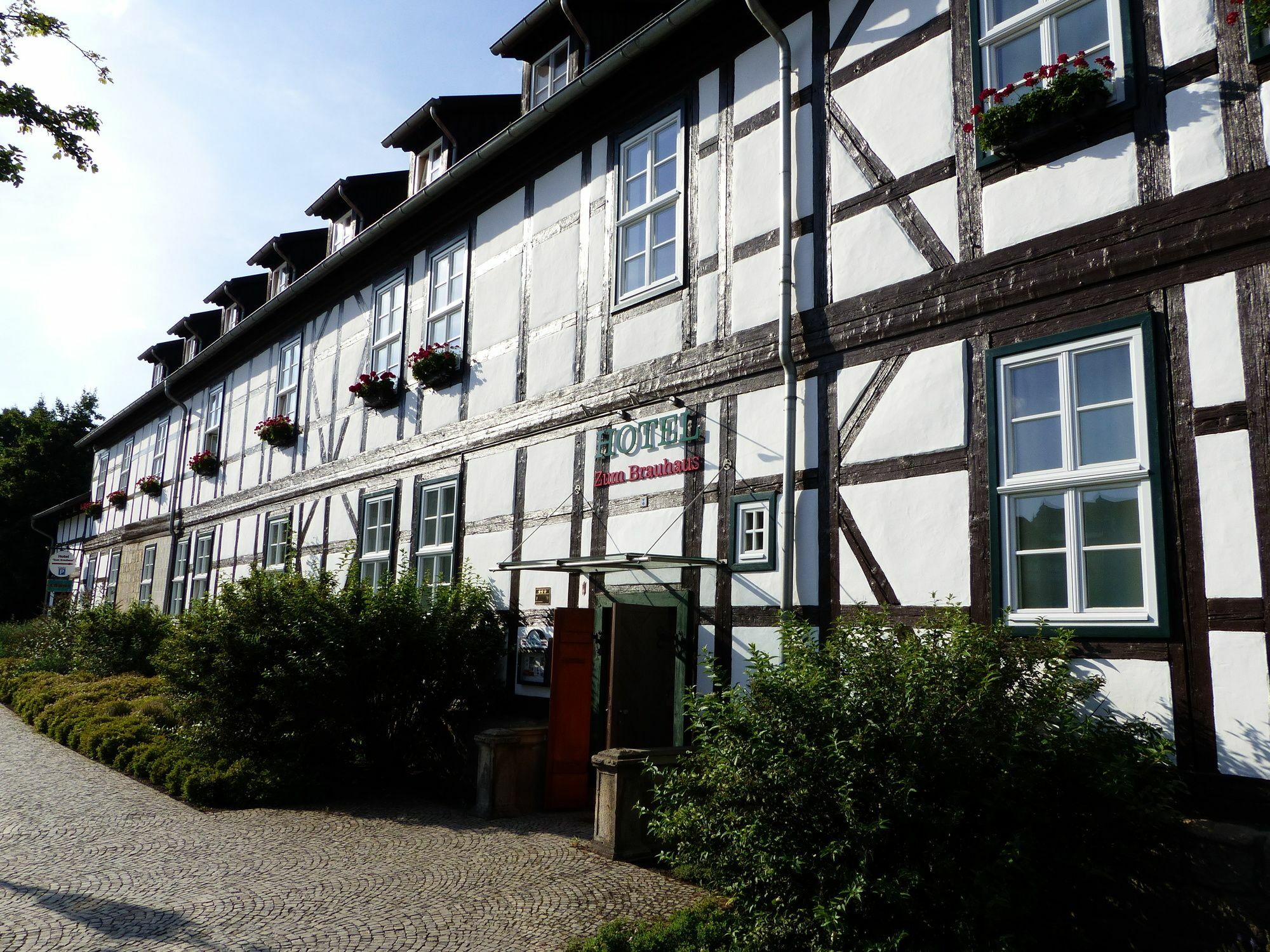 Hotel Zum Brauhaus Quedlinburg Esterno foto